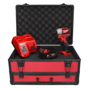 Milwaukee M18 BLID2-501FC TX Atornillador de impacto inalámbrico 18 V 180 Nm 1/4" sin escobillas + 1x baterí 5,0 Ah + carg...