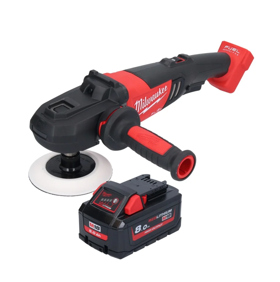 Milwaukee M18 FAP180-801 Pulidora sin cable 18 V 180 mm sin escobillas + 1x baterí 8.0 Ah - sin cargador