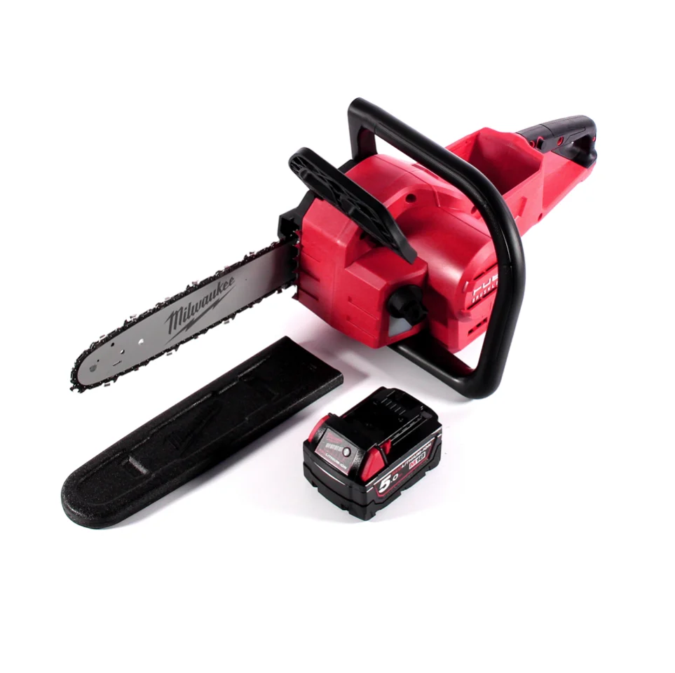 Milwaukee M18 FCHSC-501 Motosierra sin cable 18 V 30 cm sin escobillas + 1x baterí 5.0 Ah - sin cargador