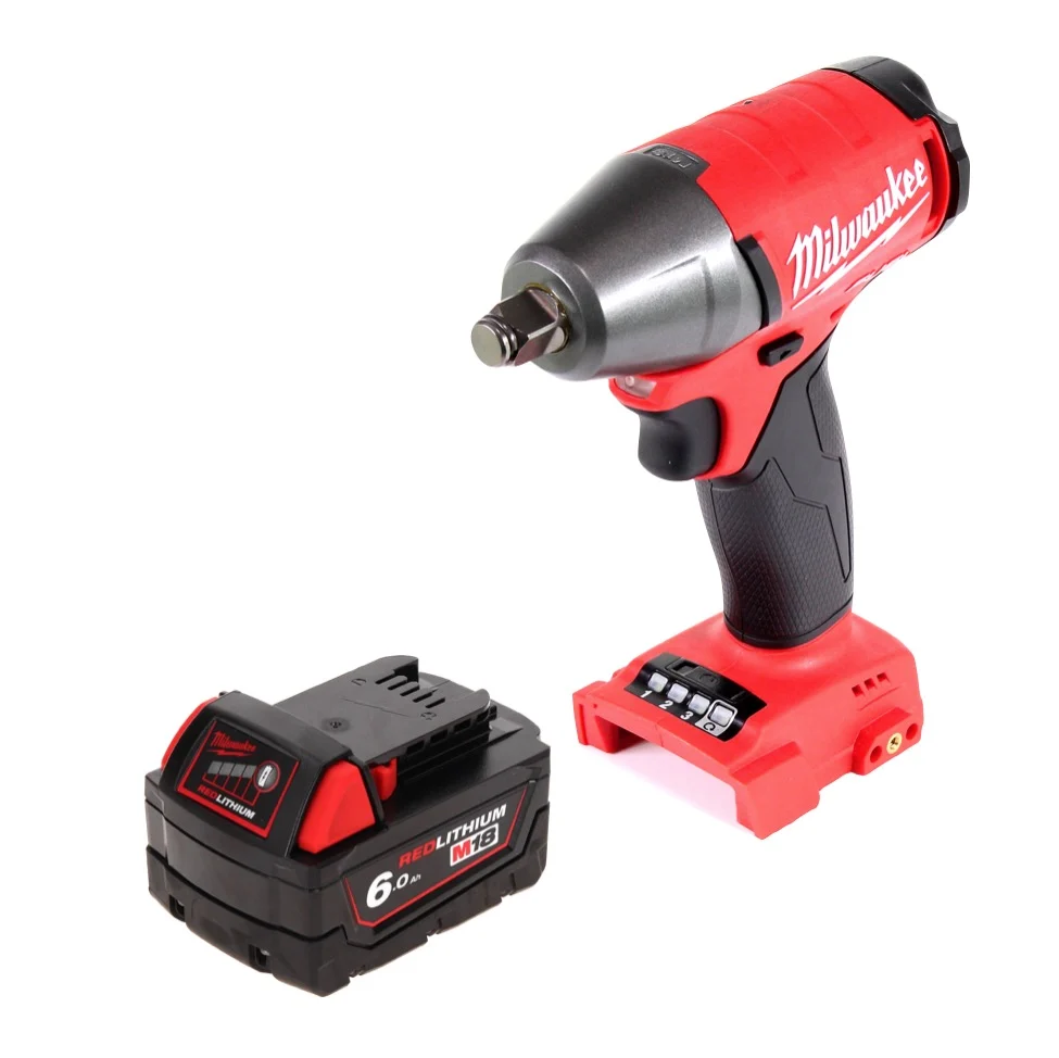 Milwaukee M18 FIWF12-601 llave de impacto inalámbrica 18 V 300 Nm 1/2" sin escobillas + 1x baterí 6,0 Ah - sin cargador
