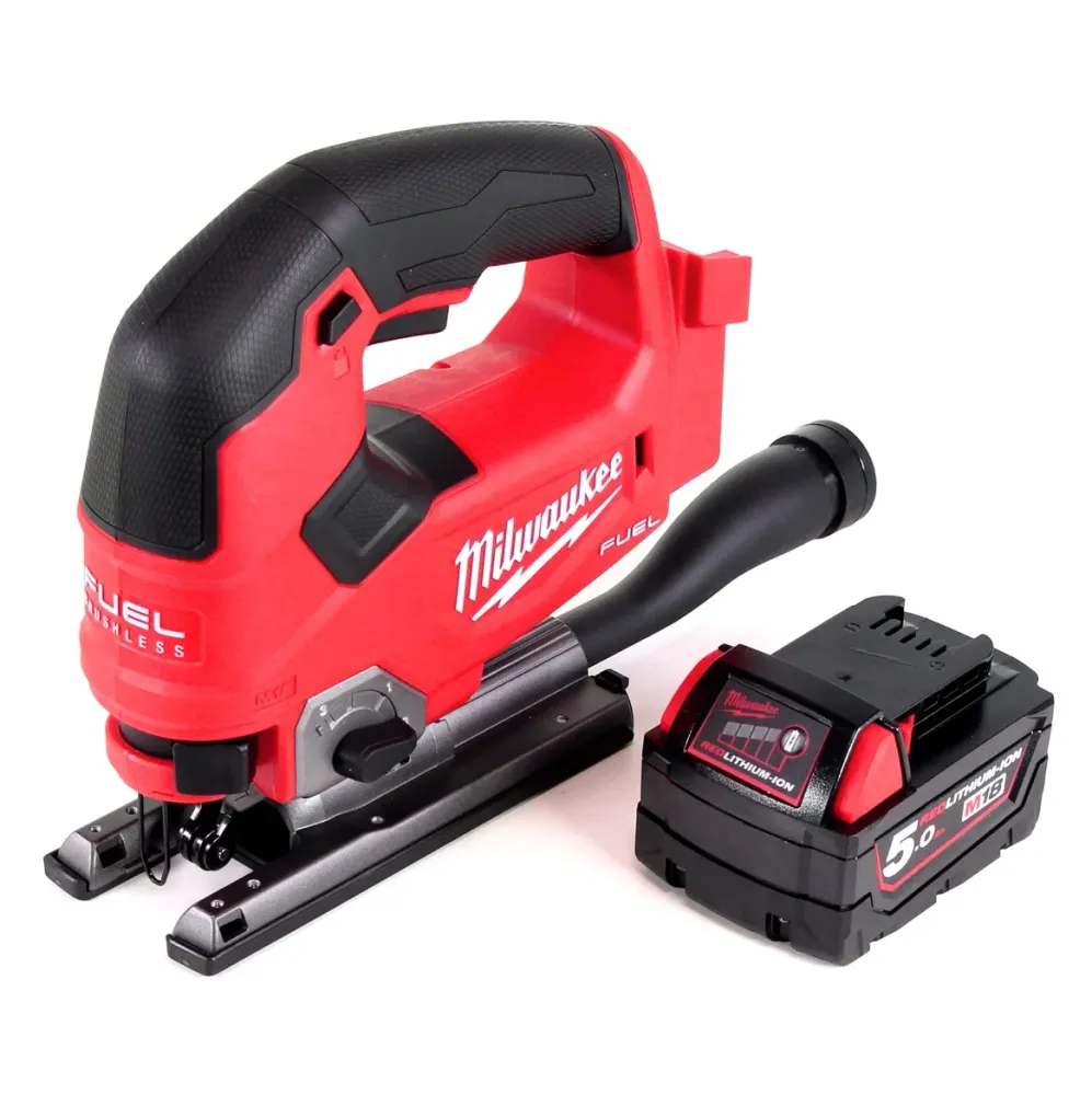 Milwaukee M18 FJS-501 Sierra de calar 18V sin escobillas + 1x baterí 5,0Ah - sin cargador