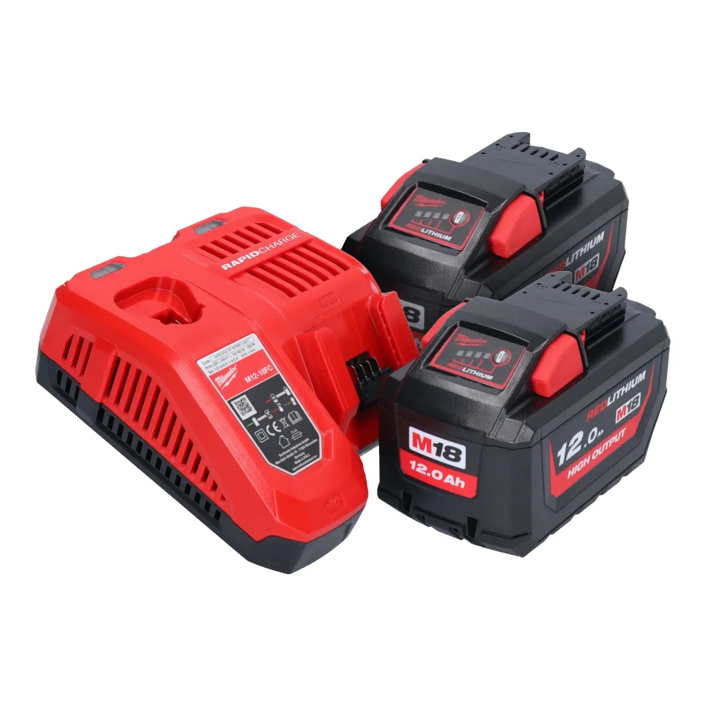 Milwaukee M18 FPS55-122 Sierra de inmersión sin cable 18 V 165 mm sin escobillas + 2x baterí recargable 12,0 Ah + cargador