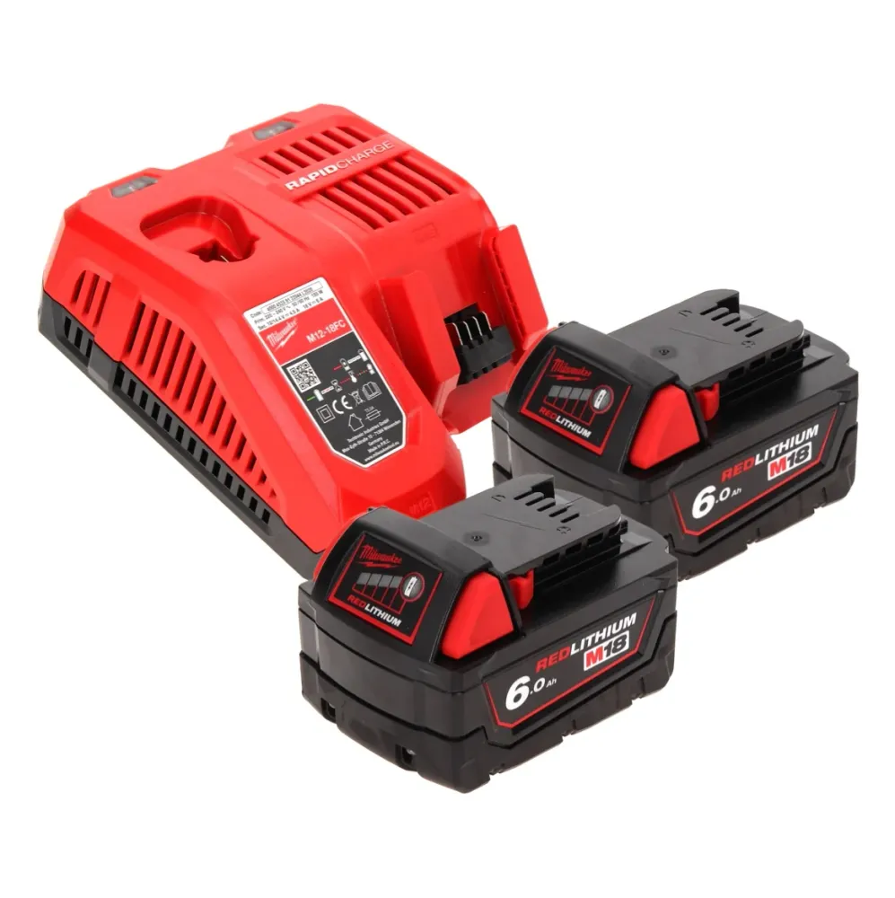 Sierra circular de baterí Milwaukee M18 CCS55-602 18 V 165 mm + 2x baterías 6,0 Ah + cargador