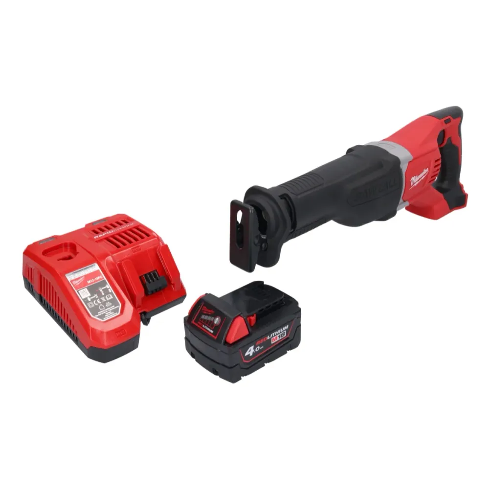 Sierra de sable Milwaukee M18 BSX-401 sin cable 18 V + 1x baterí 4.0 Ah + cargador