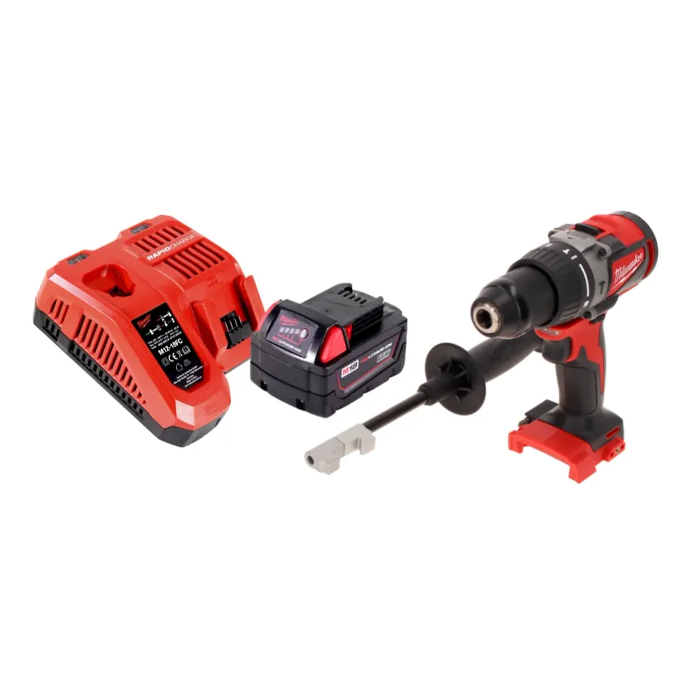 Taladro percutor inalámbrico Milwaukee M18 BLPD2-301 FC 18 V 82 Nm sin escobillas + 1x baterí 3,0 Ah + cargador