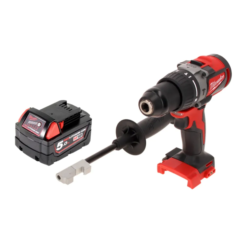 Taladro percutor inalámbrico Milwaukee M18 BLPD2-501 18 V 82 Nm sin escobillas + 1x baterí 5,0 Ah - sin cargador