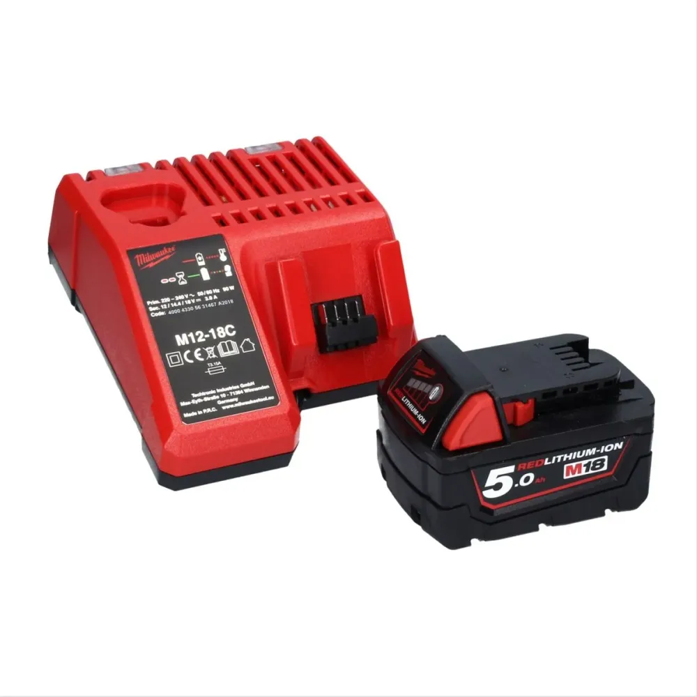 Taladro percutor inalámbrico Milwaukee M18 ONEPD2-501C 18 V 135 Nm Brushless One Key Bluetooth + 1x baterí 5,0 Ah + cargador