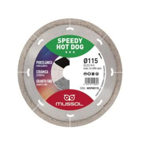Disco diamante SPEEDY HOT DOG 115 Mussol