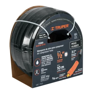 MANGUERA PARA COMPRESOR, DE HULE, 10M X 1/2", TRUPER 17085 My Store