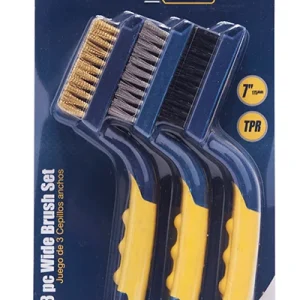 JGO DE 3 CEPILLOS ANCHOS 175mm/7" NAPPA PROPERTIES / KCC