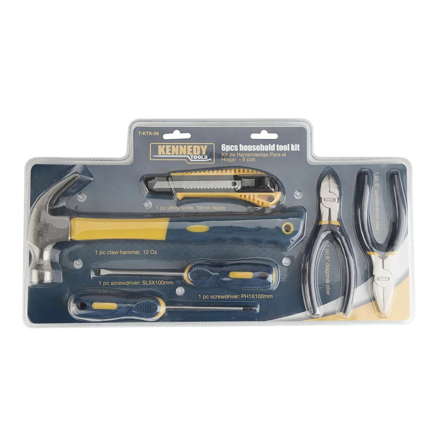 KIT DE HERRAMIENTAS PARA EL HOGAR - 6PZS NAPPA PROPERTIES / KCC