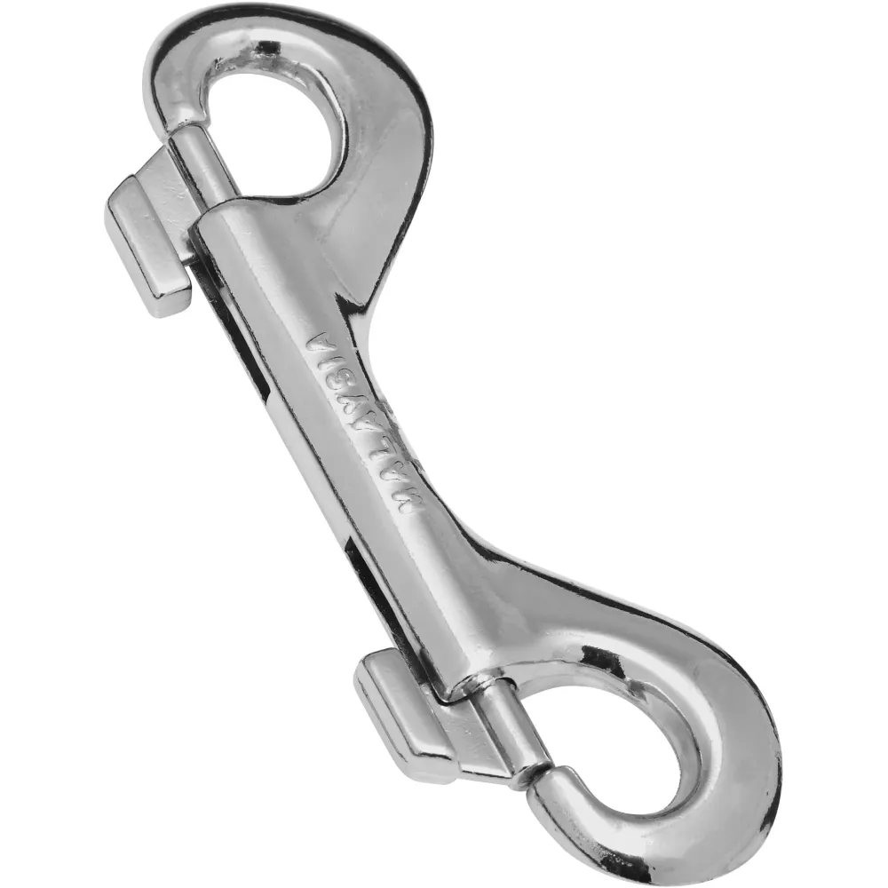 3032BC Mosquetón de doble perno de 3-15/16" - Níquel National Hardware