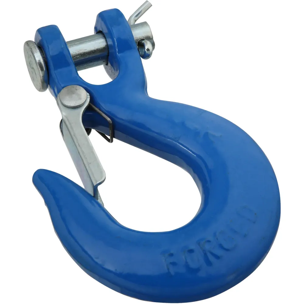 3243BC Gancho deslizante de horquilla de 1/4" - Azul National Hardware