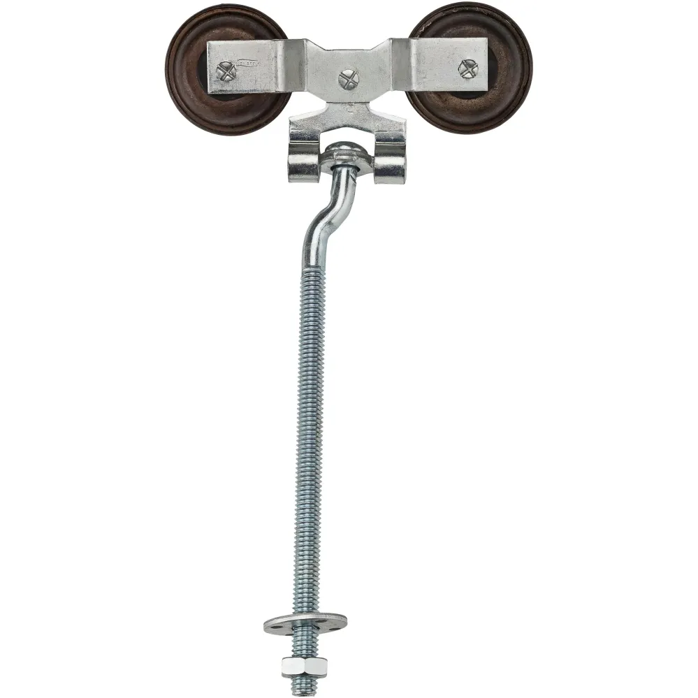5352 Percha de riel redonda con perno de 9" - Zinc National Hardware