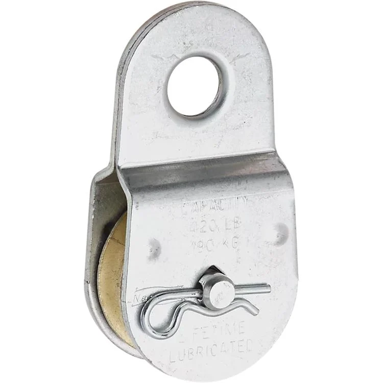 Polea fija simple 3213BC de 1-1/2" - Zincada National Hardware
