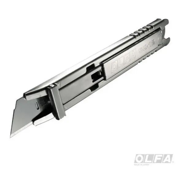 Navaja de seguridad autorretractil acero inoxidable Olfa