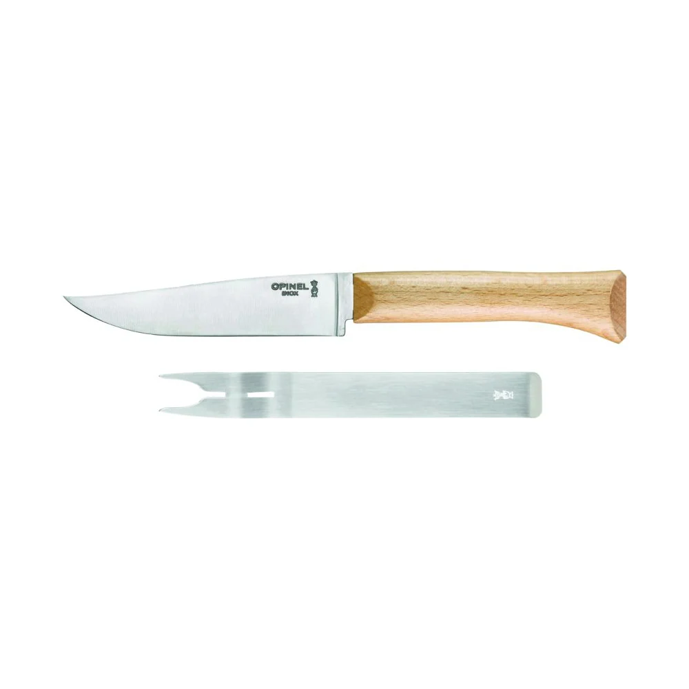 Set de Queso: Cuchillo y Tenedor - Opinel