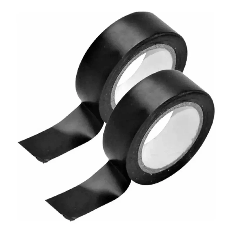 Pack 10 Cinta Aislante Negra Pvc Cableado Negro