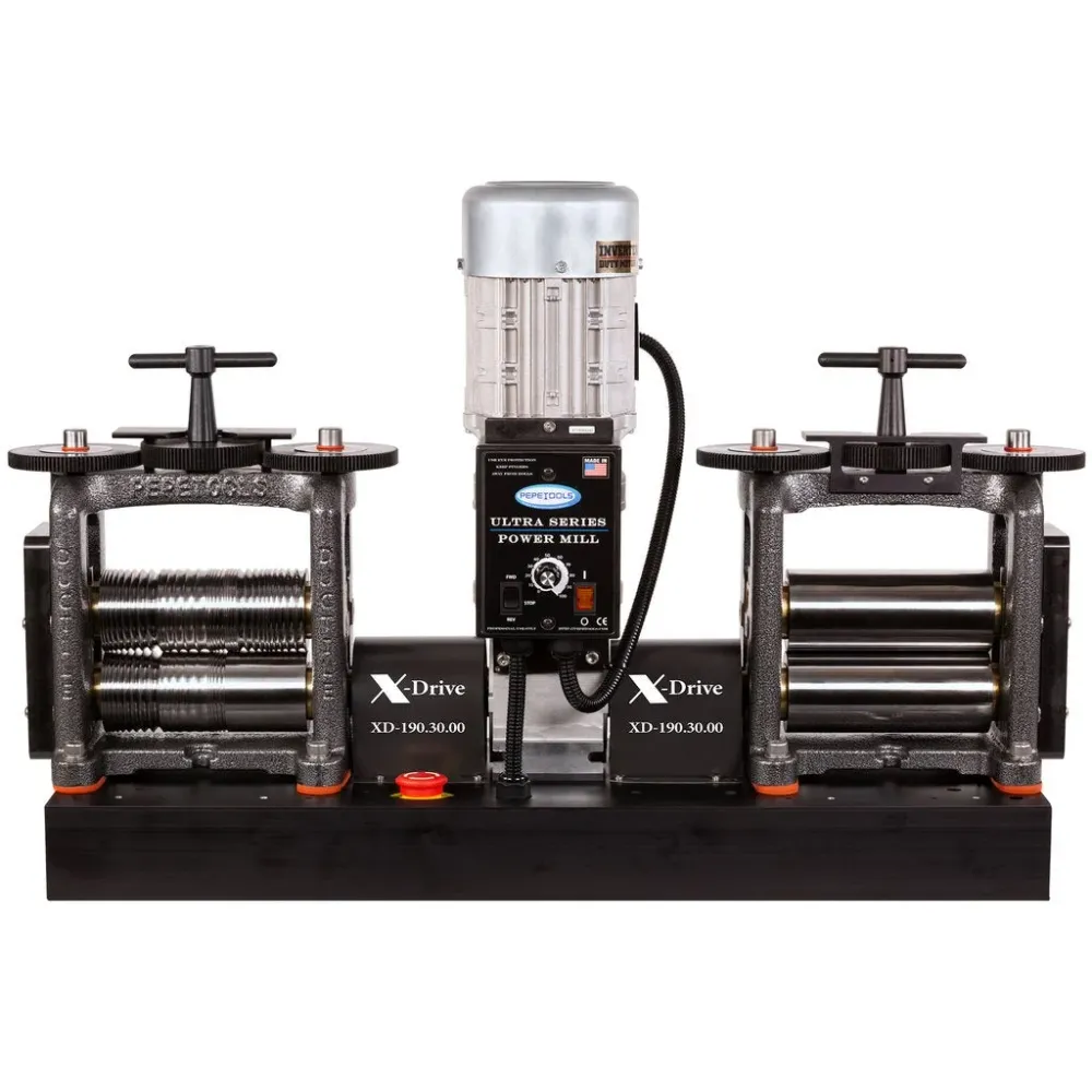 160MM Double Ultra Series X-Drive Electric Rolling Mill (All Wire + Flat) Pepetools
