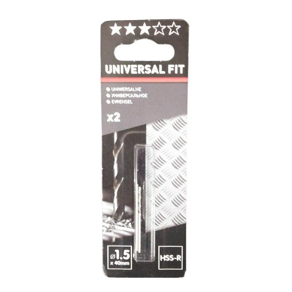 2 Brocas HSS-R 1,5x40mm Pinturas y Tarimas Ideas