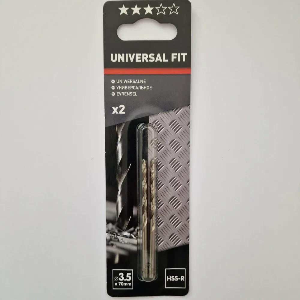 2 Brocas HSS-R 3,5x70mm Pinturas y Tarimas Ideas