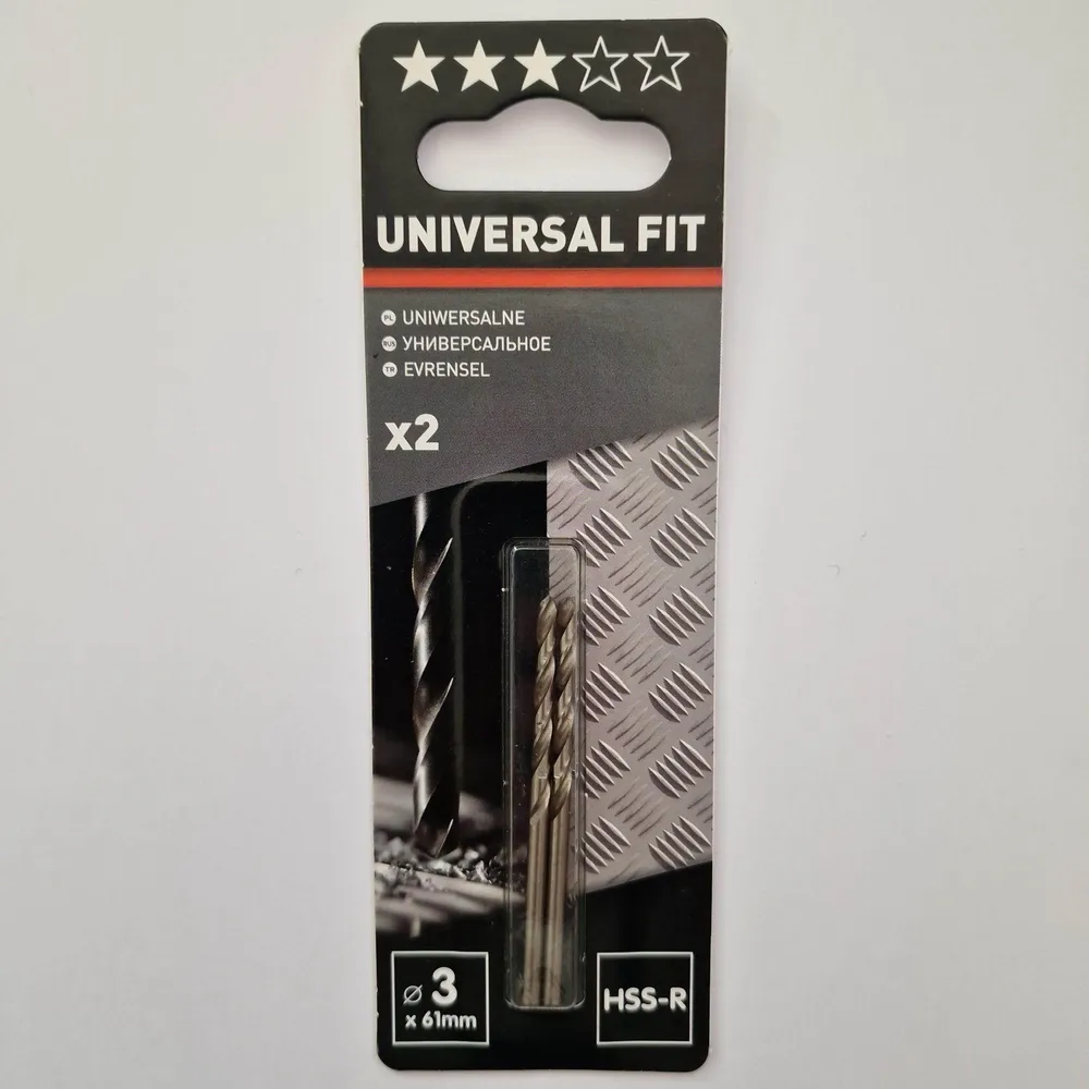 2 Brocas HSS-R 3x61mm Pinturas y Tarimas Ideas