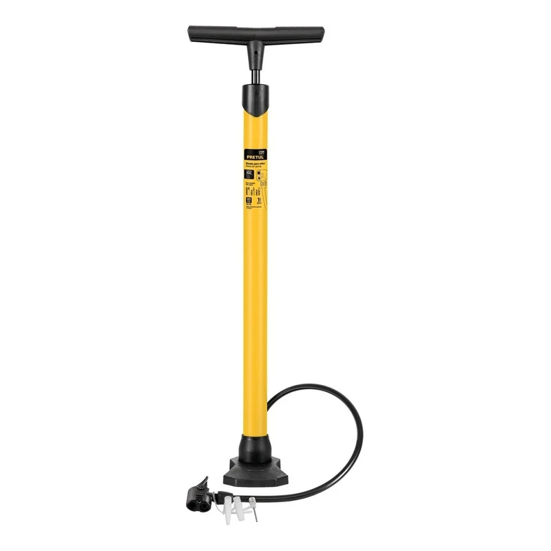Bombin De Mano Metálico Domestico De 23" X 1.1/2" Pretul BOM-P