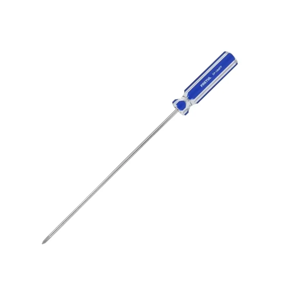 DESARMADOR DE CRUZ 1/8" X 6" MANGO DE PVC PRETUL DP-1/8X6TP