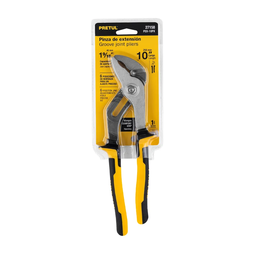 Pinza de extensión 10" mango Comfort Grip, Pretul