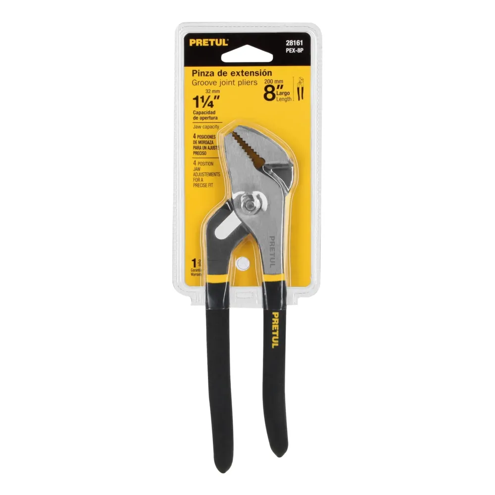 Pinza de extensión 8" mango de PVC, Pretul