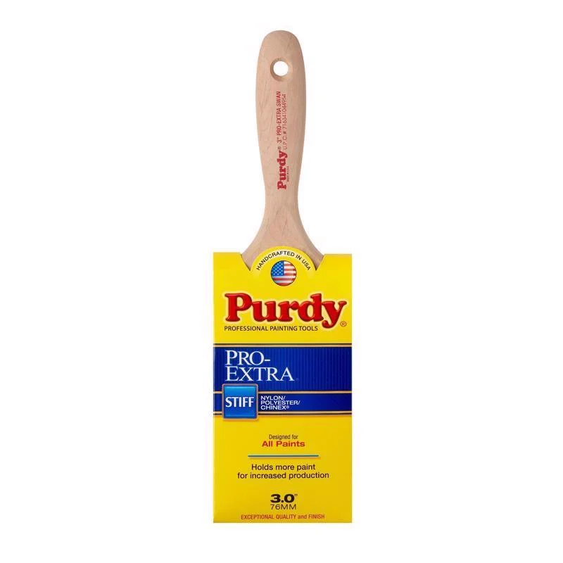 Cepillo rígido para paredes planas Purdy Pro-Extra Swan de 3 pulgadas - Oferta de la semana
