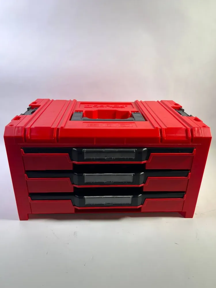 Qbrick System PRO Cajón 3 Caja de herramientas 2.0 Expert RED ULTRA HD Caja de herramientas 450 x 310 x 244 mm 13,5 l apil...