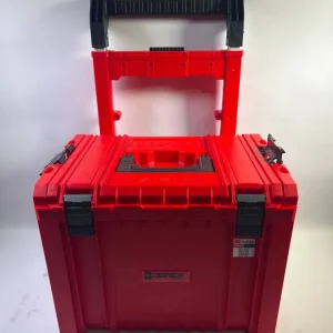 Qbrick System PRO Cart 2.0 Plus RED ULTRA HD apilable 490 x 415 x 660 mm 29 l IP54 asa telescópica doble extraíble