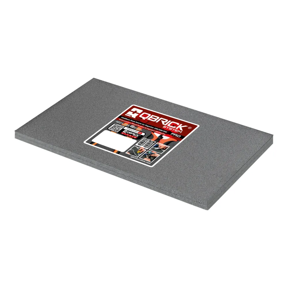Sistema Qbrick Inserto de espuma multicapa para PRO Organiser 100 / 200 / 300 QBRICK SYSTEM