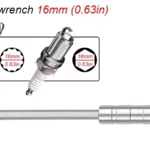 Adaptador de llave de bujías magnético con extensión larga giratoria para instalación Quierox - Tienda Online