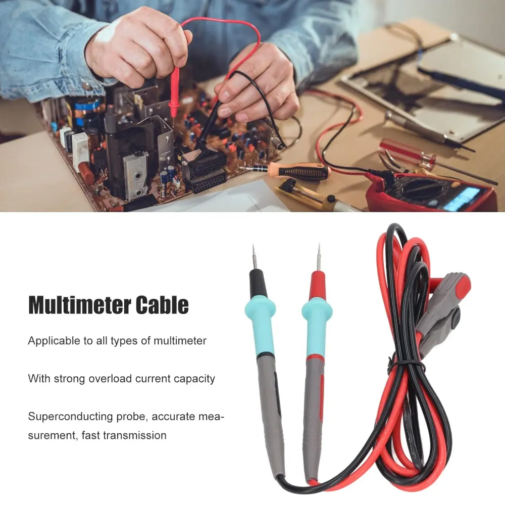 Cables para multímetro, juego de cables de prueba rápidos de conductividad Quierox - Tienda Online