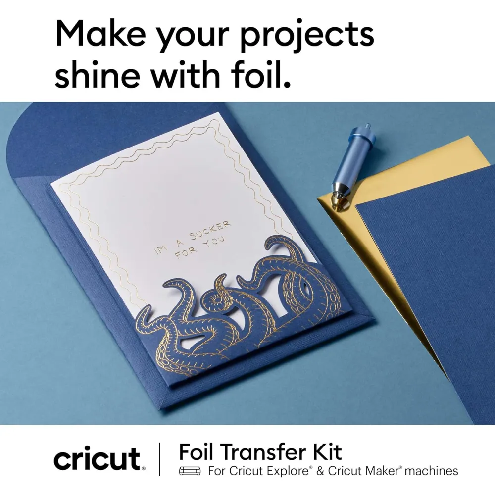 Cricut Kit de transferencia de papel de aluminio, 3 puntas: fino, mediano y audaz Quierox - Tienda Online