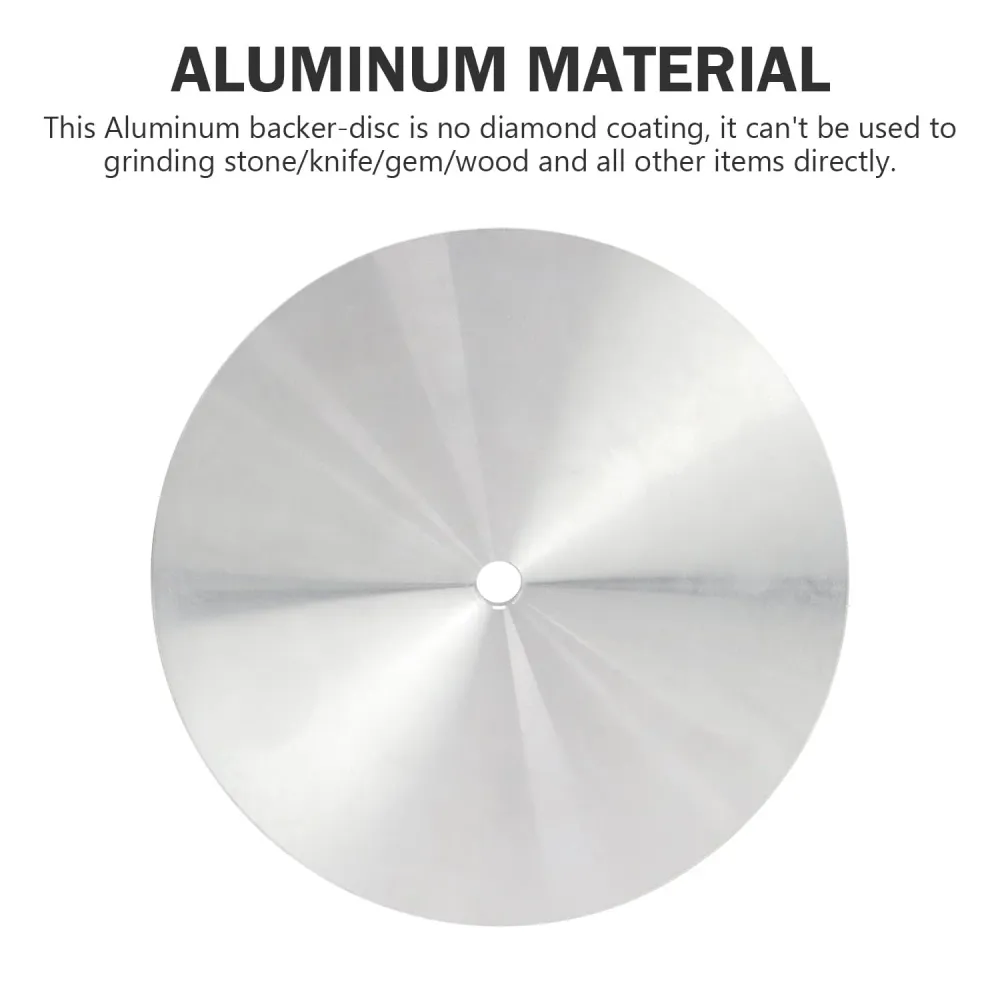 Disco de aluminio de 8" x 1/2", placa de pulido para ruedas abrasivas planas (1 unidad) Quierox - Tienda Online