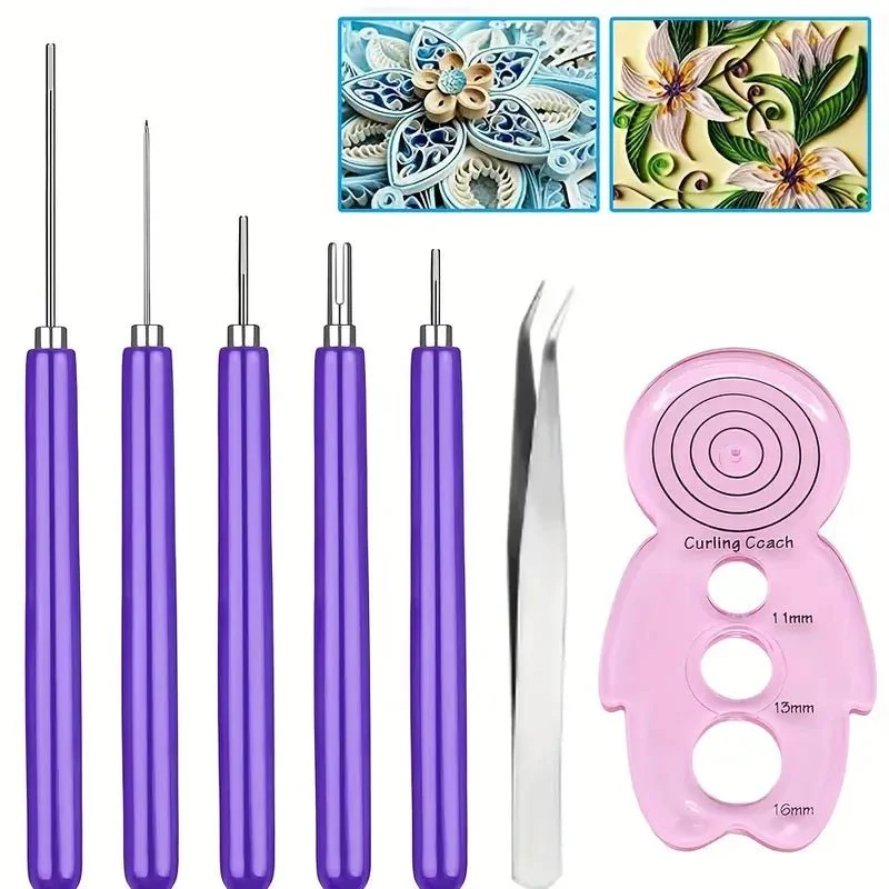 Juego de Herramientas para Quilling con Ranuras de 7 Piezas Quierox - Tienda Online