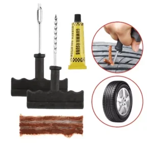 Kit de herramientas de reparación de neumáticos de coche de 6 piezas con tiras de goma Quierox - Tienda Online