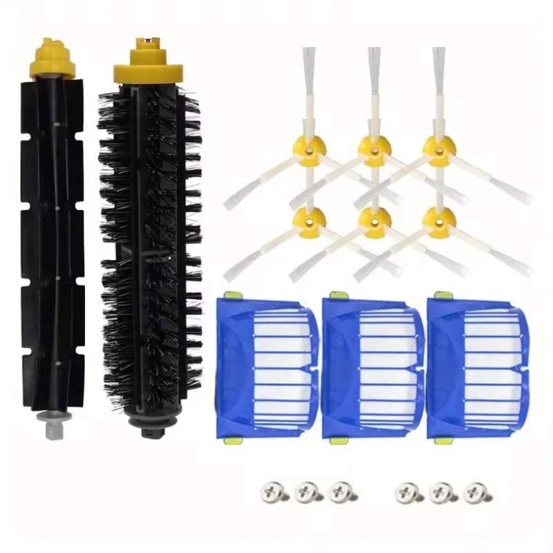 Kit de 11 piezas de repuesto para IRobot cepillo batidor de cerdas, filtro Aero Vac + cepillo lateral Quierox - Tienda Online