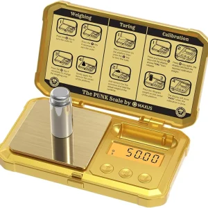 Minibáscula digital AMIR, báscula de bolsillo de 200 g/0,01 g, peso de calibración de 50 g Quierox - Tienda Online