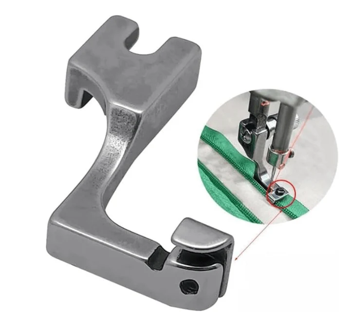 Pieza de repuesto para máquina de coser, Prensatelas con cremallera de metal Quierox - Tienda Online