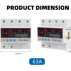 Protector de sobretensión y subtensión (ATS), interruptor de transferencia automático Quierox - Tienda Online
