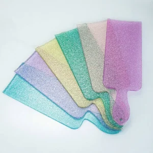 1 Tabla de teñido transparente con brillos, tabla de mechas, teñido con aceite horneado Quierox - Tienda Online
