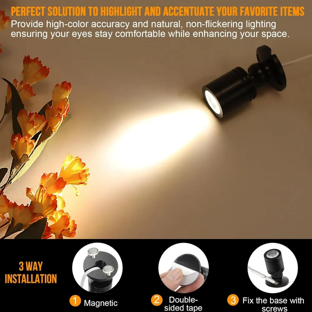 Taysing Foco LED para interiores, mini-foco para exhibición Quierox - Tienda Online