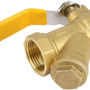 Válvula de bola, tipo Y filtro de filtro de latón válvula de bola 3/4 "rosca hembra BSPP Quierox - Tienda Online