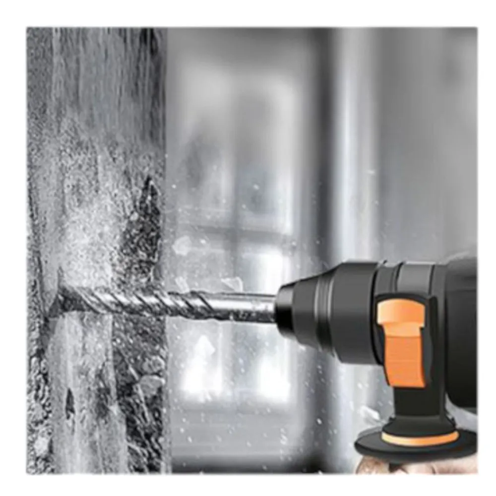 Broca para martillo eléctrico doble ranura recta de cuatro filos 260 × 200 × 8 mm Q&X