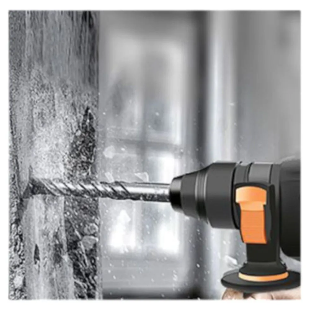 Broca para martillo eléctrico doble ranura recta de cuatro filos 110 × 50 × 10 mm Q&X
