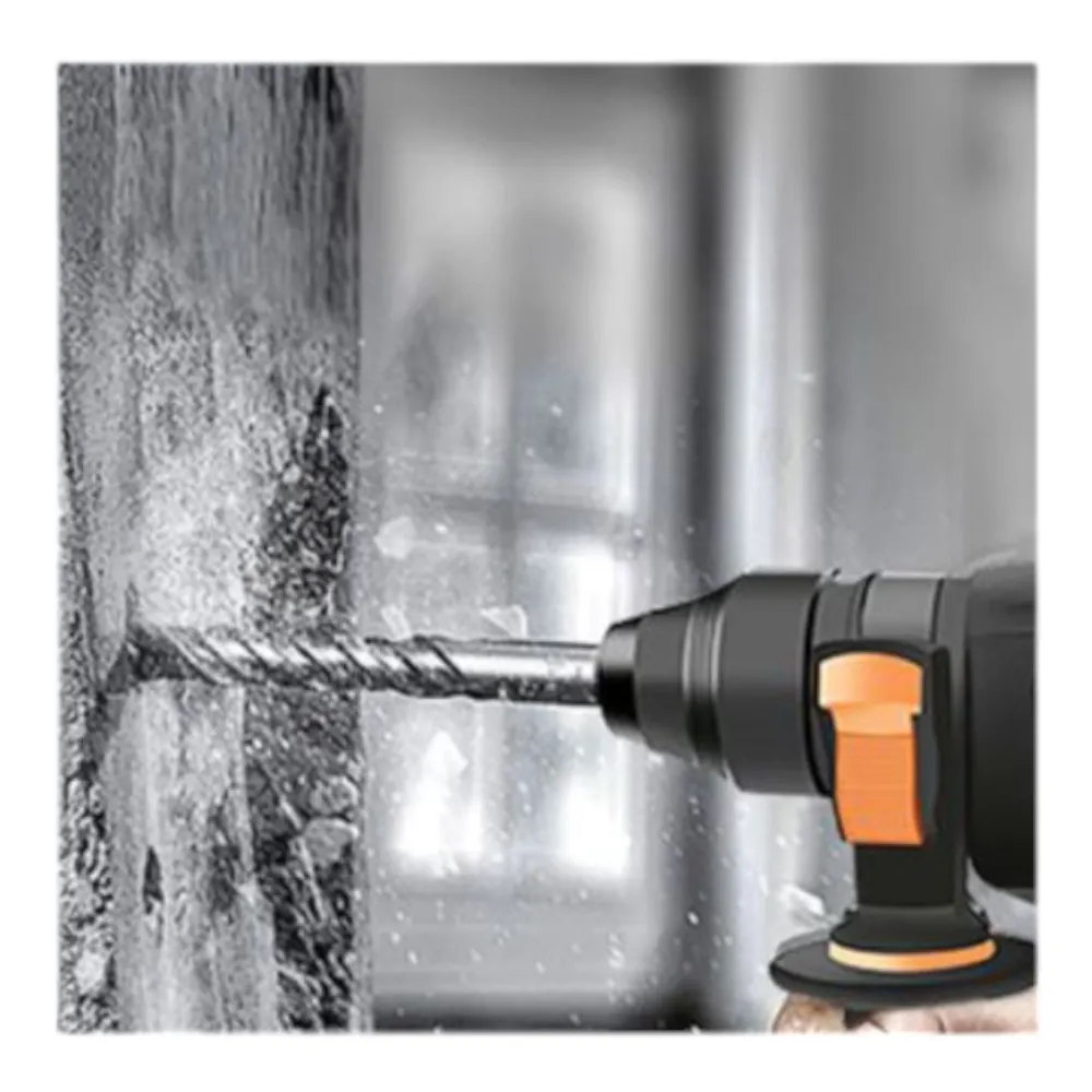 Broca para martillo eléctrico doble ranura recta de cuatro filos 210 × 150 × 12 mm Q&X